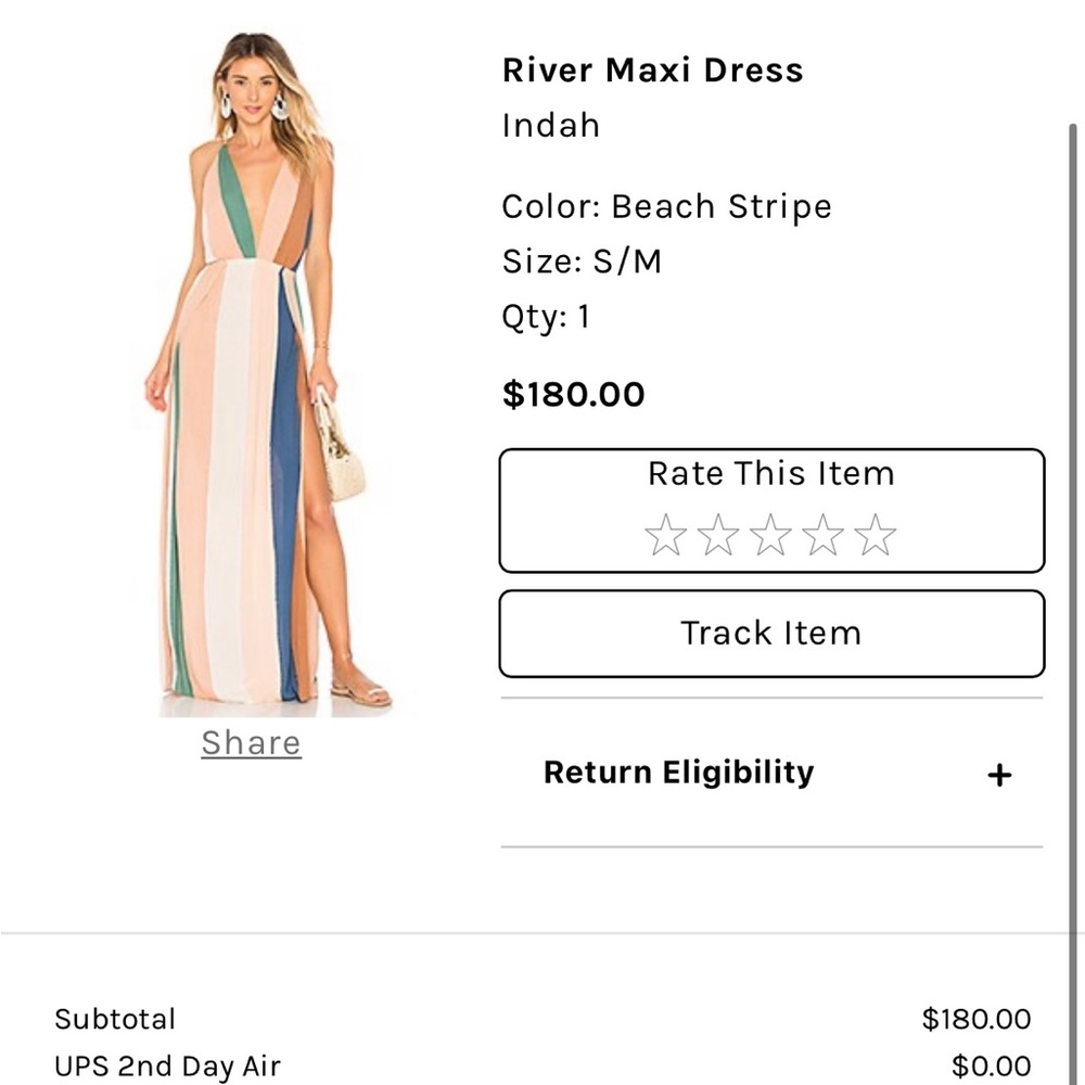 Never worn maxi dress